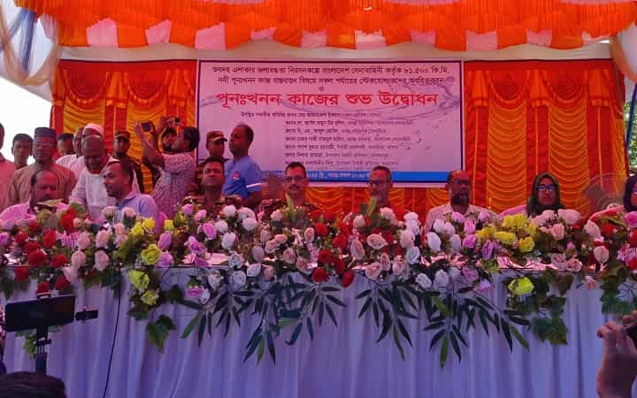 ভবদহে সেনাবাহিনীর তত্ত্বাবধানে ৬টি নদী খনন কাজের উদ্বোধন